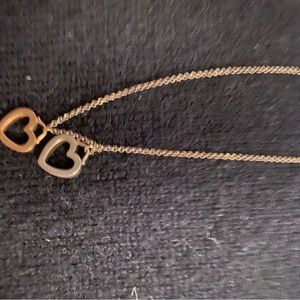 Tiffany double heart necklace